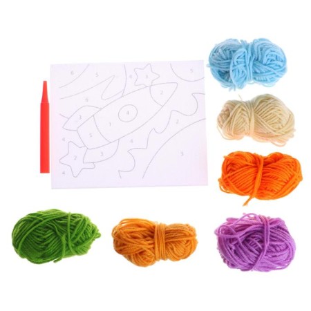 Set for creativity "Magic embroidery. Rocket"-2