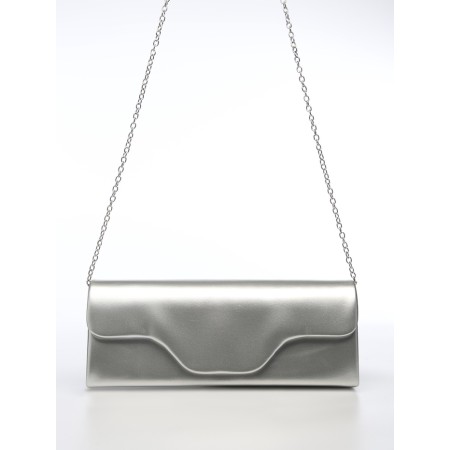 Female bag on a magnet, silver color