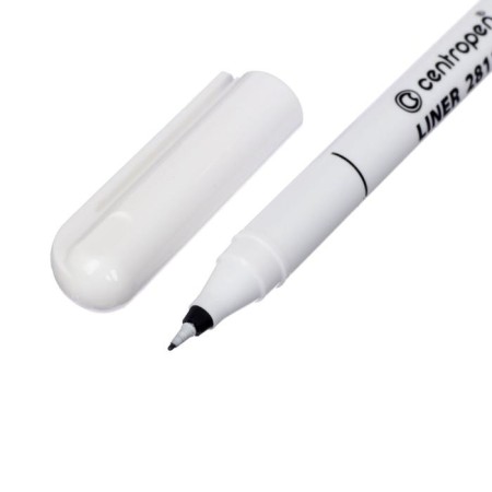 Capillary pen Centropen 2811 0.8 mm, black color, letter length 1500 m, cardboard packaging-3