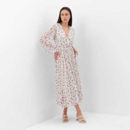 Women's dress with MIST MIST belt, size 46, white