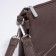 Cross-Bodi Bag on a zipper, brown color