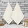 Set of kitchen. towels "Dolyana" col. White 35x60 cm - 2 pcs, 100% HL, waffle 220 g/m2