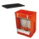 Bunker feeder for rabbits, 2 sections, plastic, with a lid