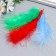 A set of decorative feathers of the Indian "needlework", assorted 1, 20 pcs, pen length 13-16 cm