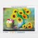 Set of embroidery with beads "Sunflowers" ZX3002