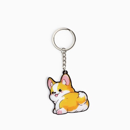 Key keychain mirror "best", 9.4 x 4.8 cm-1