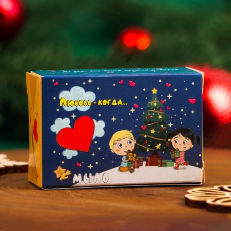 Figure soap Love is, aroma of ginger cookies, 40 g