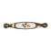 Autumn Cappio Ceramics bracket handle, 96 mm, bronze color