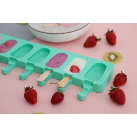 The ice cream uniform "Eskimo", silicone, 42 × 12 cm, 8 cells (6.8 × 3.8 cm), Mix color-12
