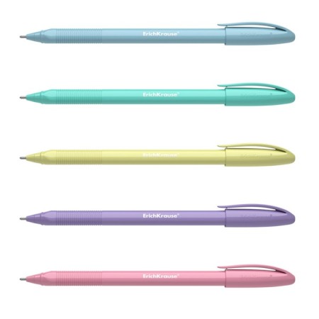 Ballic handle Erichkrause U-108 Pastel Stick 1.0, Ultra Glide, Blue Ink color-1