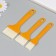 Set of brushes plastic nr 3 pcs. 18.5x9 cm, 17x5 cm, 14.5x2 cm