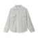 Women's blouse minku: Velvet collection color light gray, river 50