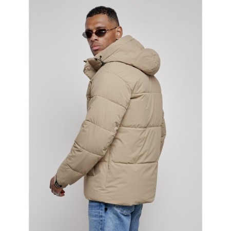 Male Winter jacket, size 56, beige color-9