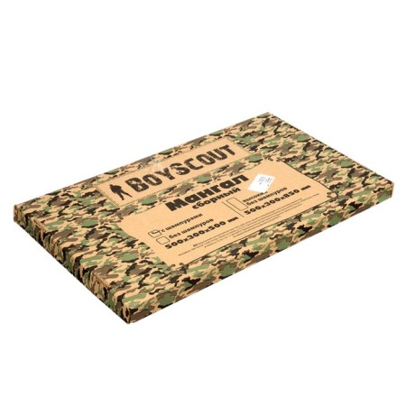Boyscout barbecue, 500x300x500 mm, prefabricated, + 6 skewers, in a cardboard box-1