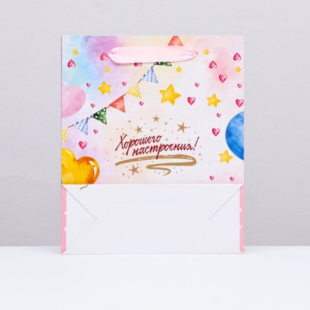 Laminated vertical "good mood", 21 x 25 x 8 cm-1