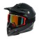 Glass-mask for motorcycle driving, chameleon glass, Krasny Haki color, OM-5