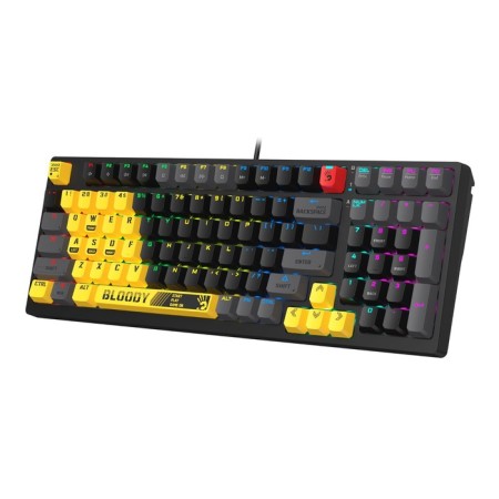 Keyboard A4Tech Bloody S98 Mechanical Yellow/Gray USB for Gamer Led (Sports Lime)-3