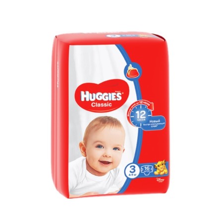 Huggies Classic (4-9 kg), 16 pcs-1