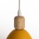 Bayerlux lamp "cap" 1x40W E27 orange 14x14x100 cm.