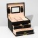 Steam for jewelry "Casket" sliding with a mirror, 17.5 × 14 × 13.5, color black