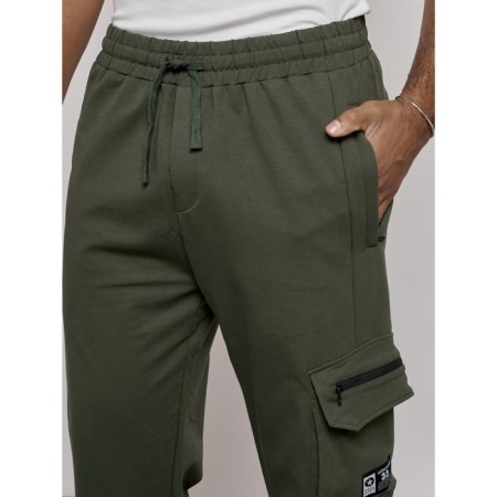 Sports male pants, size 48, khaki color-13