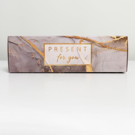 Box for Makarun, confectionery packaging "Present", 18 x 10.5 x 5.5 cm-2