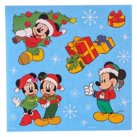 Chancellery set "Happy New Year", A6 notebook, pen, stickers, Mickey Mouse and his friends-4