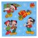 Chancellery set "Happy New Year", A6 notebook, pen, stickers, Mickey Mouse and his friends