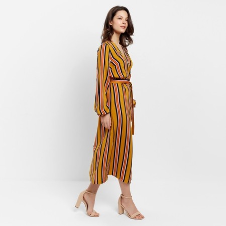 Dress (maxi, smell) female minku: enjoy yellow color, rr 42-44-2