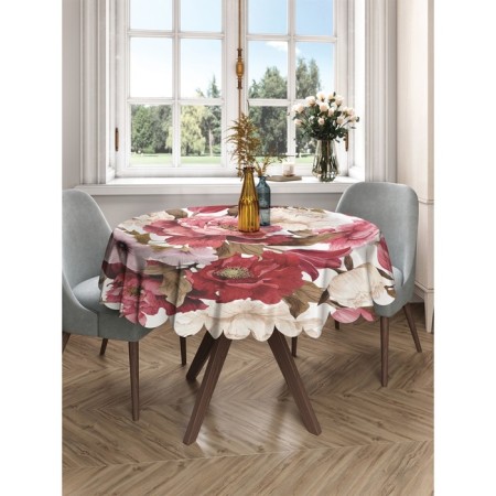 The tablecloth "Ripe flowers", round, Saten, d = 150 cm-2