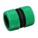 The coupling is connected, for hoses 3/4 "(19 mm), a tsan compound, pp-plate, color mix, Greengo