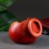 Figure Kashpo "Amphora" Bordeaux/copper, 21x14x12 cm