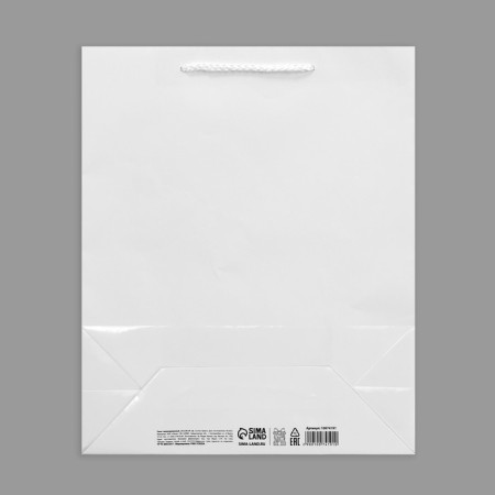 Gift laminated package, packaging, White, m 24 x 29 x 9 cm-6