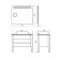 Mirror Comforty London 90, LED tape, sensor, 90x80 cm