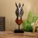 Mask "Zebra" on a stand, Albezia 40 cm