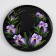 Tray "Iris on the black" art painting 28 cm