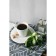 Coffee steam porcelain Magistro Argos, 2 items: a cup 100 ml, a saucer d = 15 cm, white color
