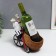 Souvenir Polystone stand for a bottle "Cook on a three -wheeled bicycle" 24.5x13.5x24 cm