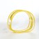 PVC cosmetic bag, 16*6*13, lightning department, yellow