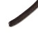 The seal brush self -adhesive tundra, 9x9 mm, brown, 10 m.