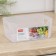 SCANDI storage basket, 1.2 l, 17 × 12 × 7.5 cm, the color is transparent