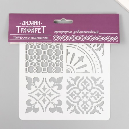 Tile stencil 15x15 cm-2