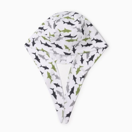 Children's bandana, white color, size 46-48-1