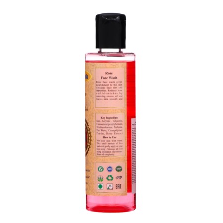 Khadi Rosa's face washing gel, 210 ml-1