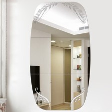 Wall mirror, interior, mirror stickers, decor on the wall, panel 60 x 30 cm
