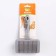 Pucrough with self -cleaning without drops increased, 10.5 x 16.5 cm, gray