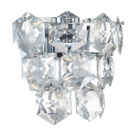 Sconces st. SL1631.101.01. Viterbo. 1x40 watts, E14, 26x16 cm, chromium color-4
