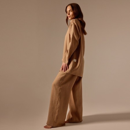 Female featherbone (shirt and trousers) SL Home p. XL, coffee-7