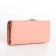 Women's wallet on magnets, pink color