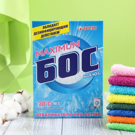 Whitler "Stork" "Bos Plus" Maximum, powder, for fabrics, 600 g